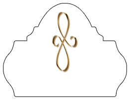 DARAY L 601 BZ WT Bronze Scroll White Background copy